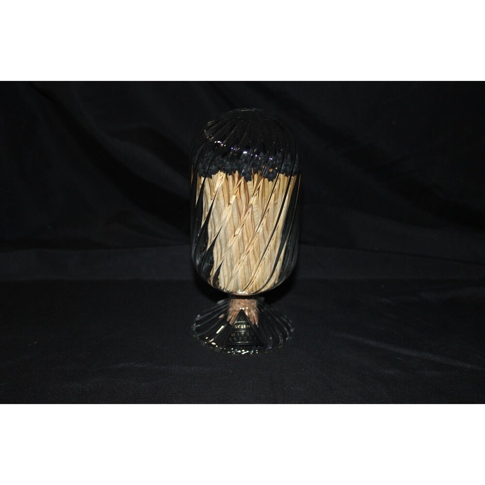 Skeem Design Helix Match Cloche Bulb with 120 Matches Ribbed Glass NWOB